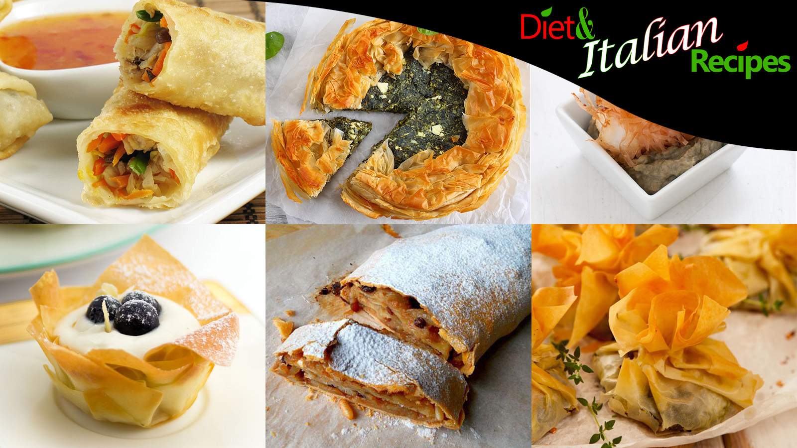 sweet and savory recipes with phyllo dough