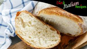 bread with biga dough traditional homemade recipe