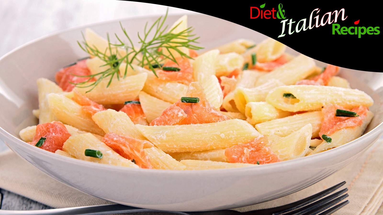 recipe for salmon penne with cream
